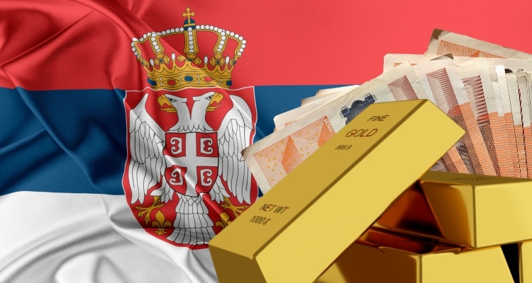 Золотовалютные резервы Сербии