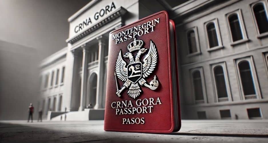 Паспорт Черногории